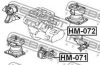 FEBEST HM-072 Mounting, automatic transmission